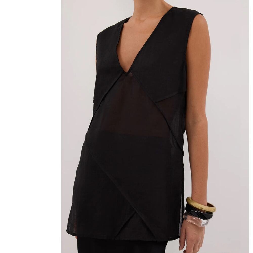 DISSH Carmel Ramie Top Blouse US 4